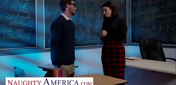  Naughty America - Ivy LeBelle fucks her A  student